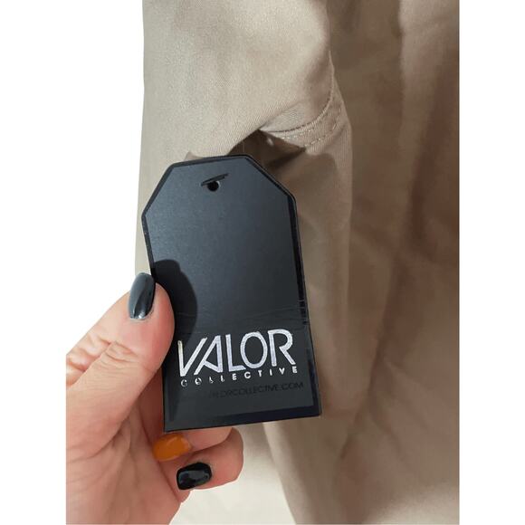 NWT Valor Men's Tan Trucker Front Plaid Lined Button Coat Shirt Jacket Menswear - Picture 4 of 7